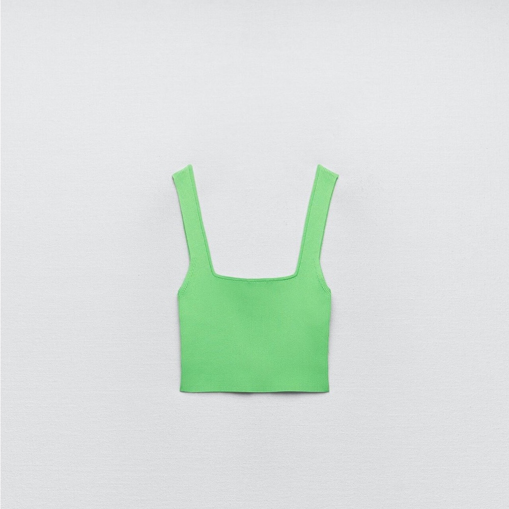 Rib Knit Crop Top